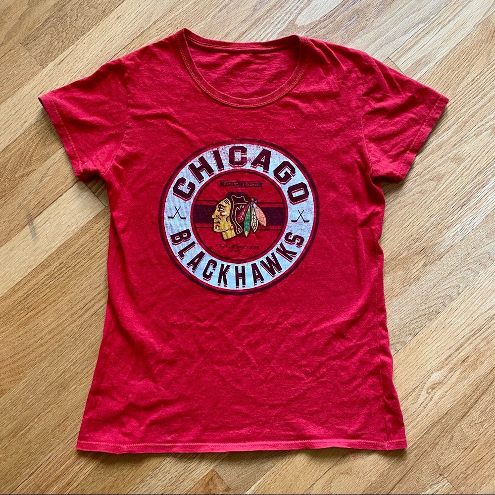 Chicago Blackhawks NHL Red Short Sleeve T-shirt